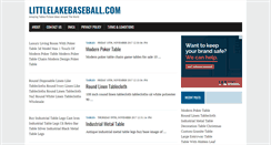 Desktop Screenshot of littlelakebaseball.com