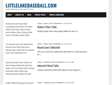 Tablet Screenshot of littlelakebaseball.com